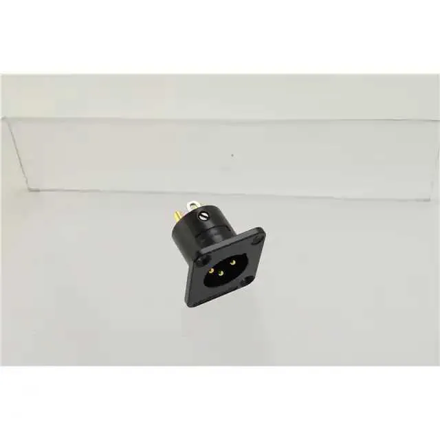 DE3MBAU (CONN RCPT MALE XLR 3POS SLDR CUP)