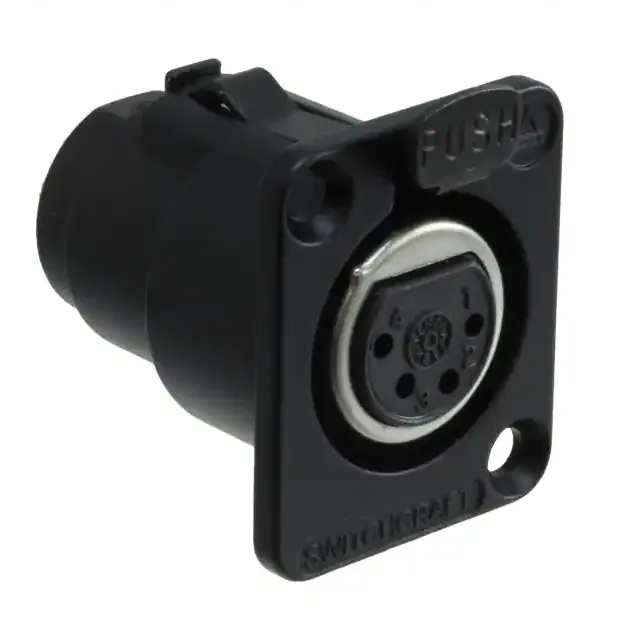 DE4FB (CONN PLUG FMALE XLR 4P SLDR CUP)