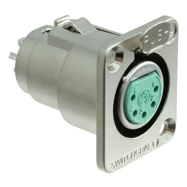 DE5F (CONN PLUG FMALE XLR 5P SLDR CUP)