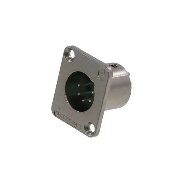 DE5M (CONN RCPT MALE XLR 5POS SLDR CUP)