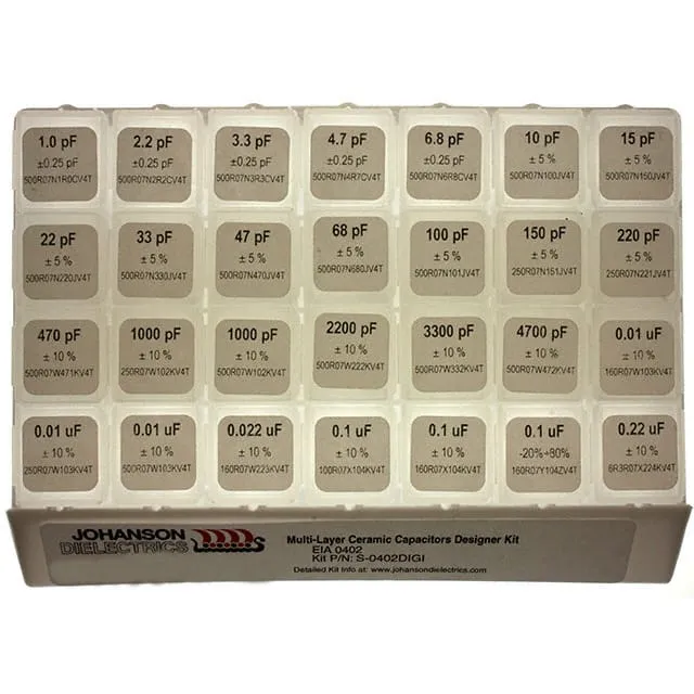 S-0402DIGI (CAP KIT CER 1PF-0.22UF 1400PCS)