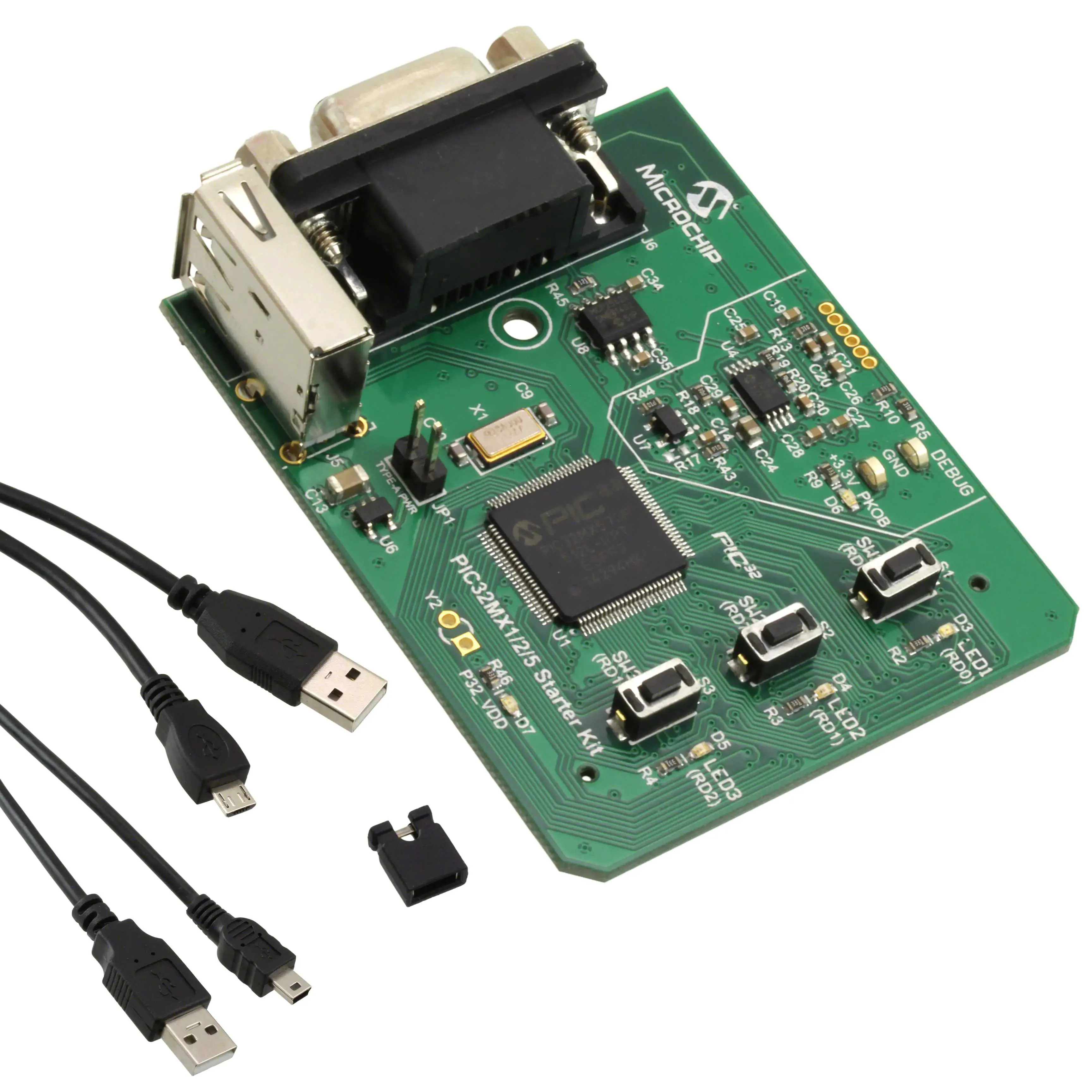 DM320100 (PIC32MX1/2/5 STARTER KIT)