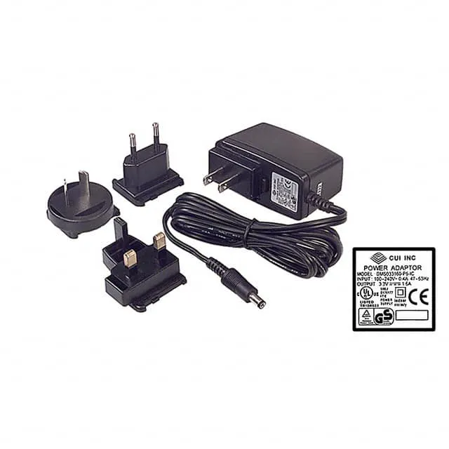 DMS033160-P5-IC (AC/DC WALL MOUNT ADAPTER 3.3V 5W)