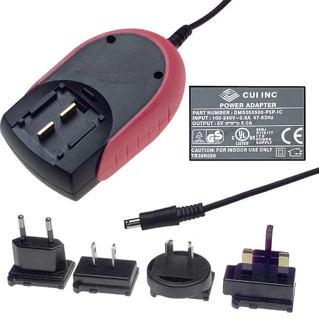DMS050500-P5P-IC (AC/DC WALL MOUNT ADAPTER 5V 25W)