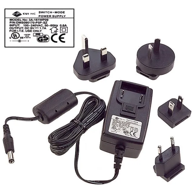DMS090170-P5P-SZ (AC/DC WALL MOUNT ADAPTER 9V 15W)