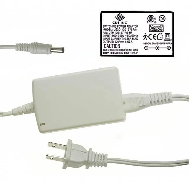 DTM120167UDC-P5-HF (AC/DC DESKTOP ADAPTER 12V 20W)