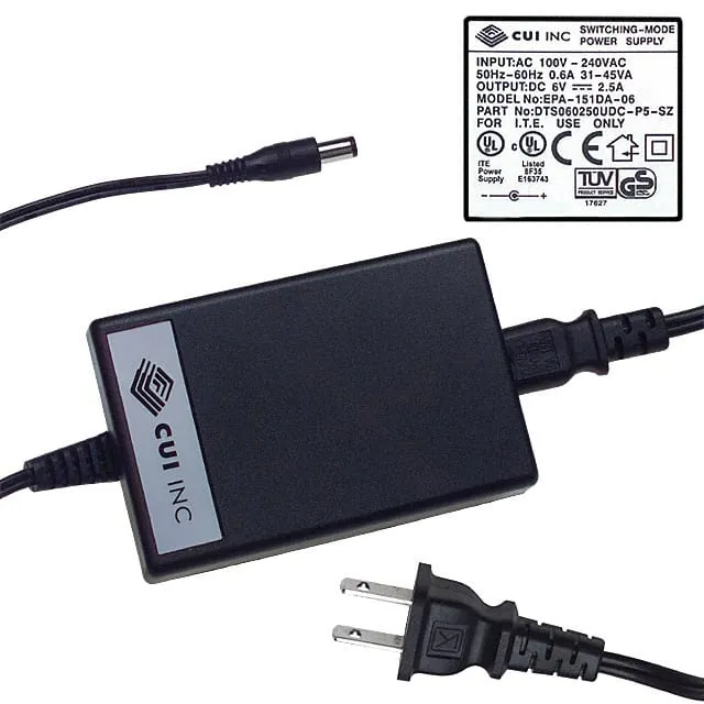 DTS060250UDC-P5P (AC/DC DESKTOP ADAPTER 6V 15W)