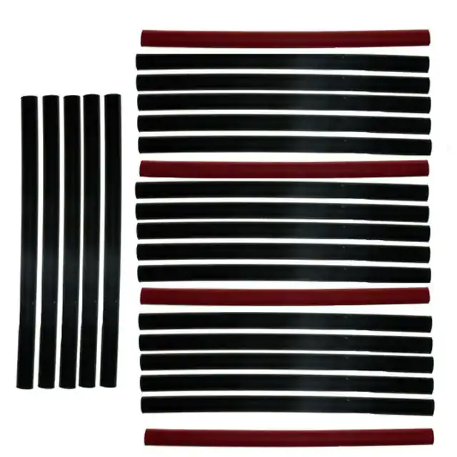 DWP-125-1/4-KIT3-REFILL (HEATSHRINK 1/4X6" 24 PCS")