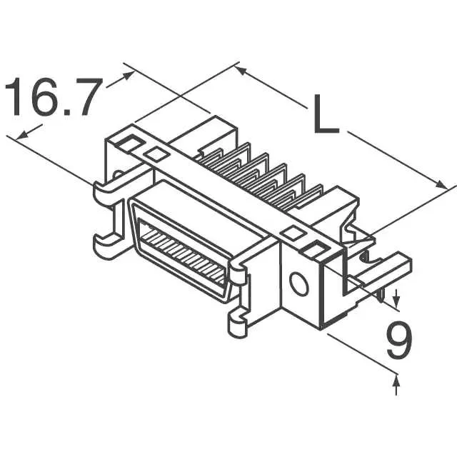 DX10GM-20SE(50) (CONN RECEPT RT ANG 20POS PCB)