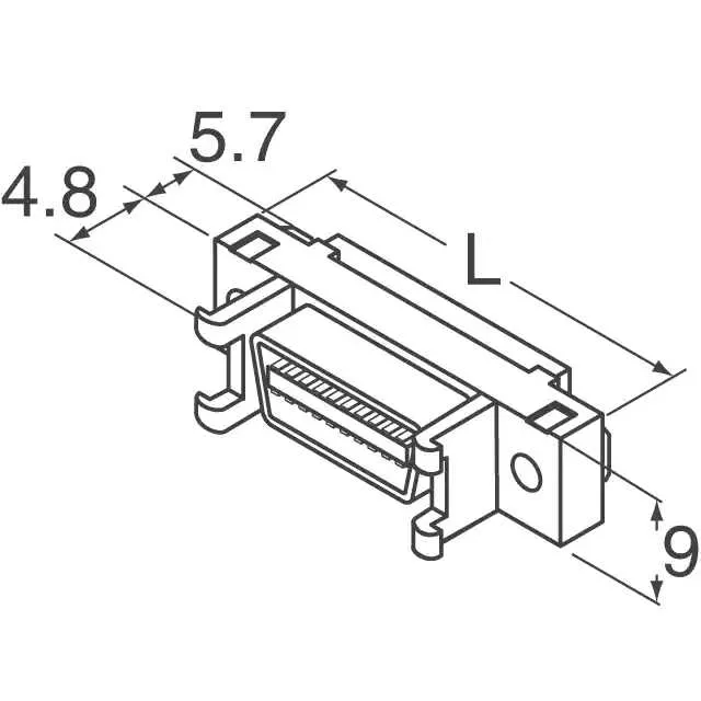 DX20M-20S(50) (CONN RECEPT VERT 20 POS PCB)