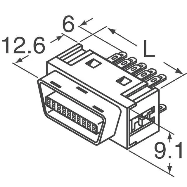 DX40M-20P (CONN PLUG 20 POS SOLDER)