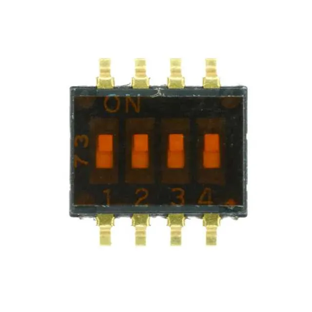 KAN1104RT (SWITCH SLIDE DIP SPST 25MA 24V)