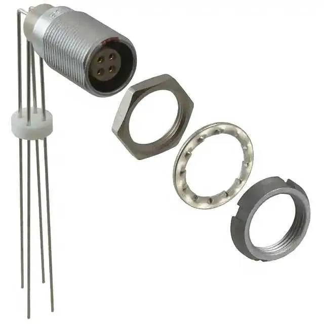 ECG.0B.304.CLV (CONN RCPT FMALE 4POS GOLD SOLDER)