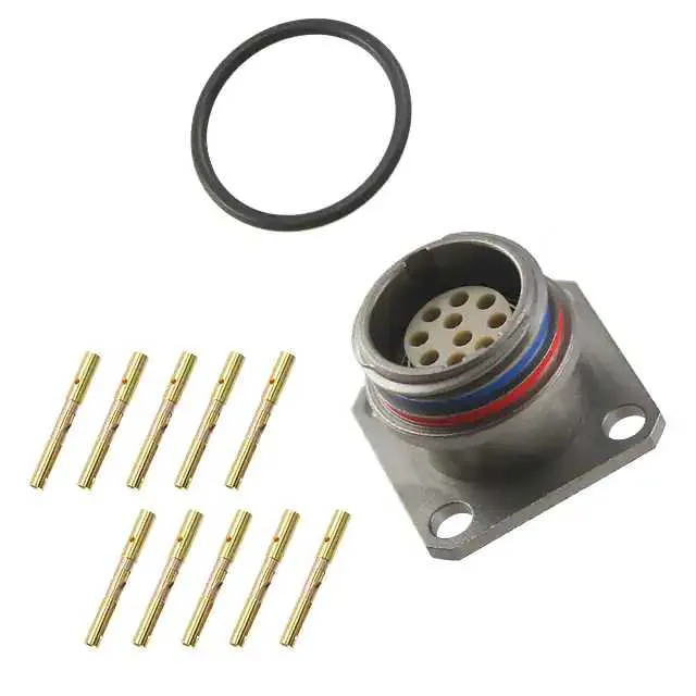 EDN.2M.310.XLM (CONN RCPT FMALE 10POS GOLD CRIMP)