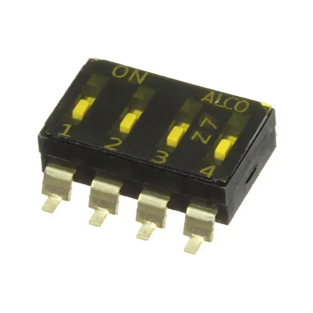 EDS04SGRSTU04Q (END STACK DIP 4P G RECESS SEAL T)
