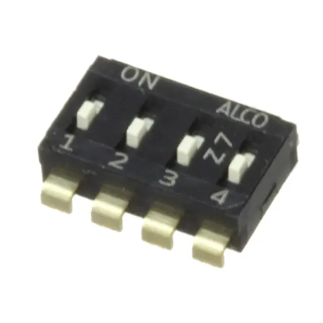 EDS04SNNNTU04Q (END STACK DIP 4P J RAISED TUBE)