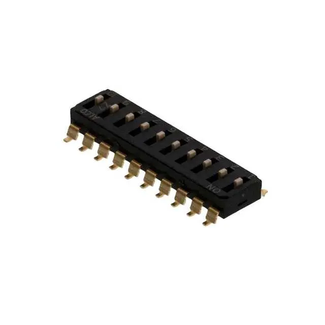 EDS10SGNNTR04Q (END STACK DIP 10P G RAISED T&R)