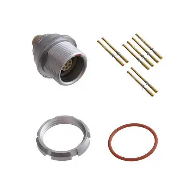 EEG.1K.308.CYM (CONN RCPT FMALE 8POS GOLD CRIMP)
