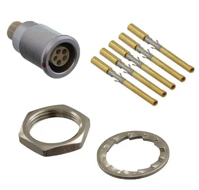 EGG.0B.305.CYM (CONN RCPT FMALE 5POS GOLD CRIMP)