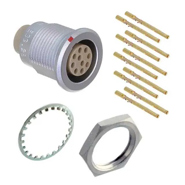 EGG.2B.310.CYM (CONN RCPT FMALE 10POS GOLD CRIMP)