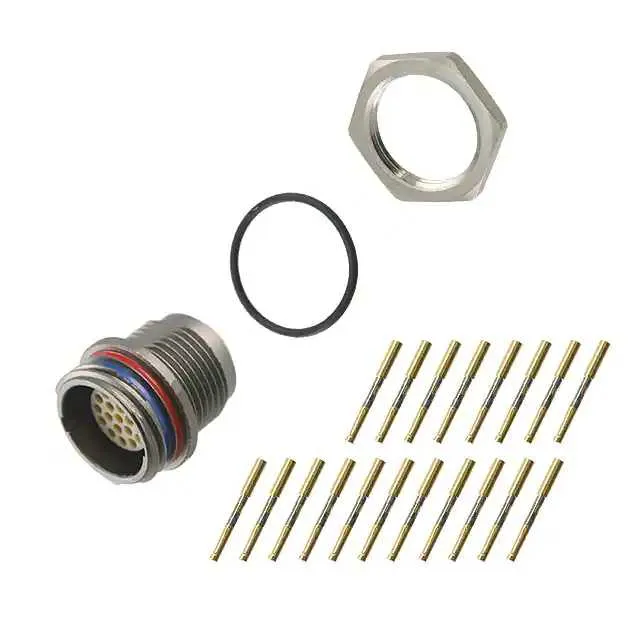 EGN.2M.319.XLM (CONN RCPT FMALE 19POS GOLD CRIMP)