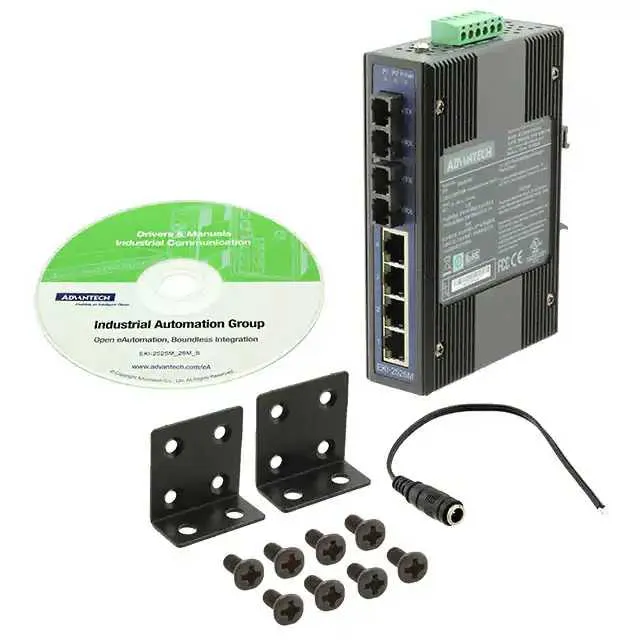 EKI-2526M-AE (4-PORT 10/100M +2 M.M FIBER UNMA)