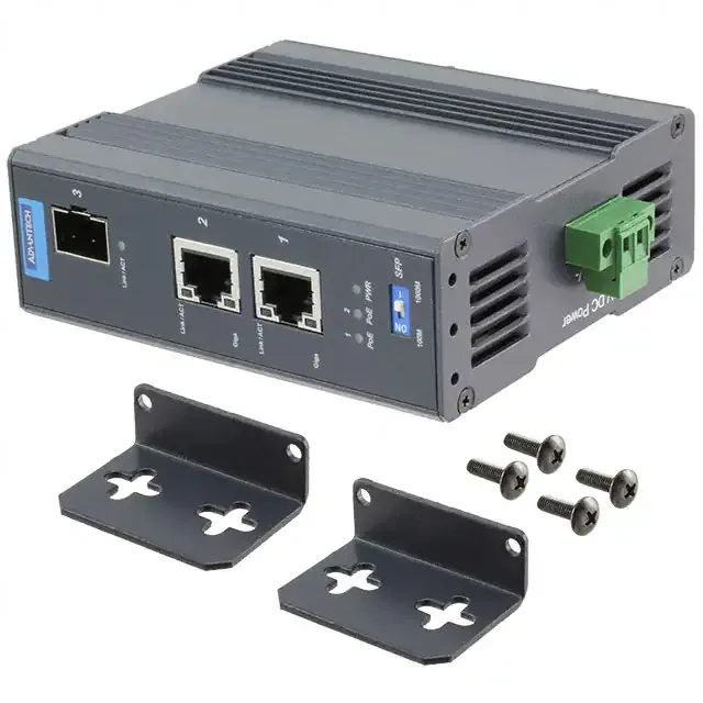 EKI-2742FPI-AE (2-PORT GBE WITH POE+ 30W TO SFP)