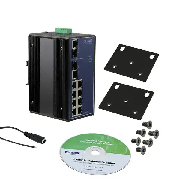 EKI-7629C-AE (8-PORT 10/100MBPS + 2G COMBO UNM)