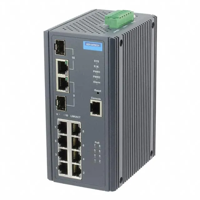 EKI-7710E-2CPI-AE (8-PORT 10/100M POE/POE+ + 2 GB)