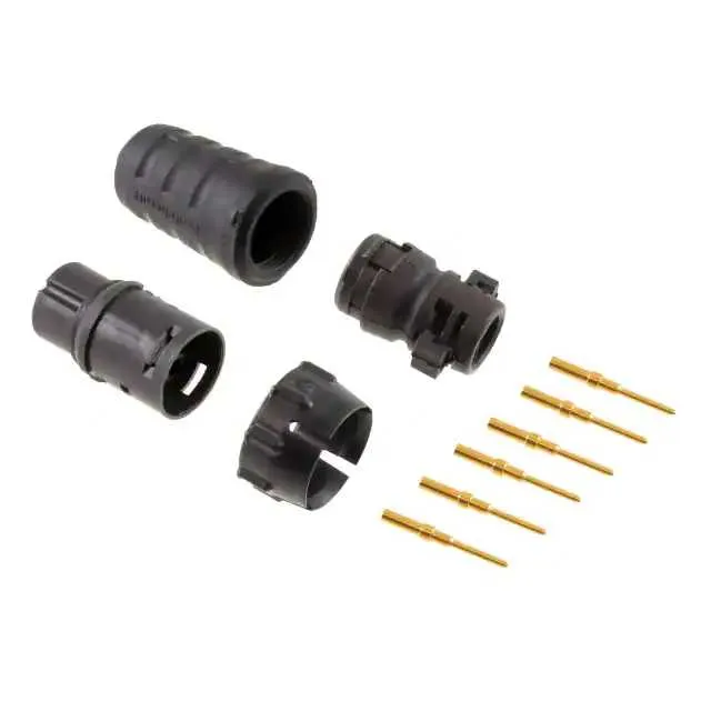EN3C6MCX (CONN PLUG MALE 6POS GOLD CRIMP)