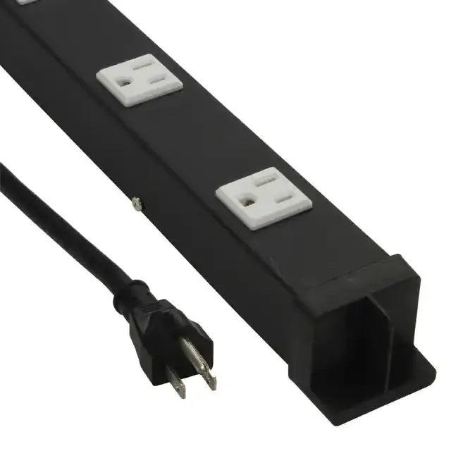 EPS-51512 (POWER STRIP 60 15 BLK W/WHITE")