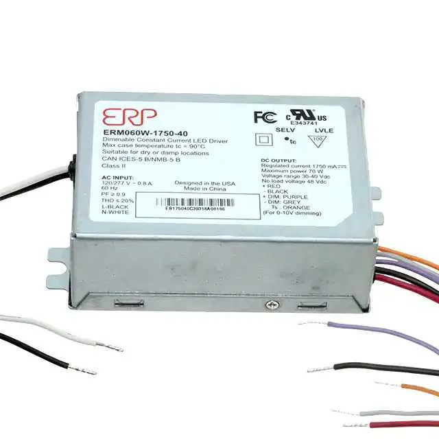 ERM060W-1750-40 (LED DRIVER CC AC/DC 30-40V 1.75A)