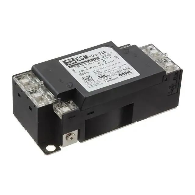 ESM-03-000 (LINE FILTER 250VDC/VAC 3A CHAS)