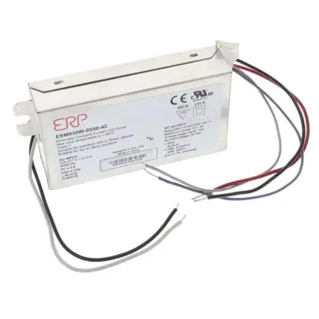 ESM030W-0550-42 (LED DRIVER CC AC/DC 28-42V 550MA)