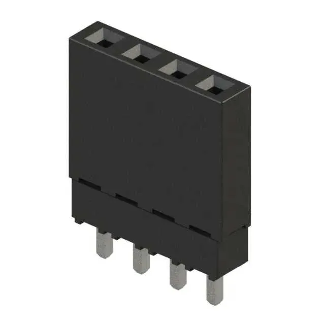 ESQ-104-12-T-S (CONN RCPT 4POS.100 TIN")