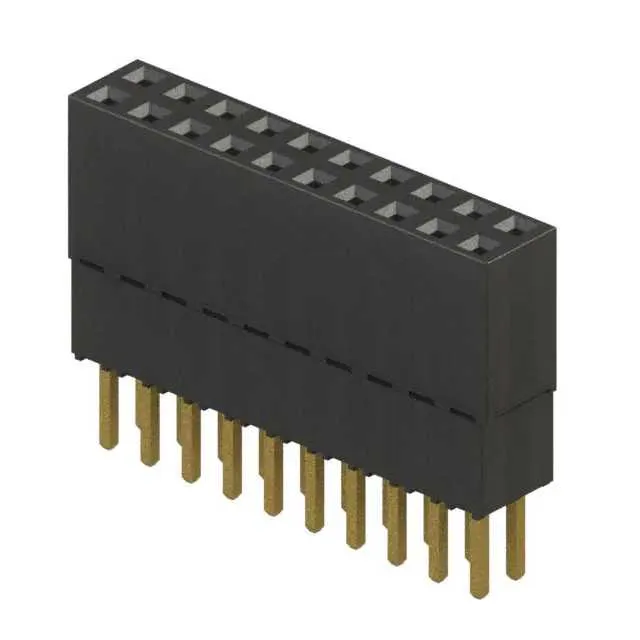 ESQ-110-23-G-D (ELEVATED SOCKET STRIPS)