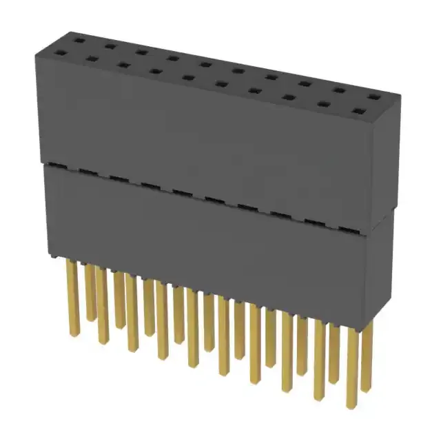 ESQ-110-34-G-D (ELEVATED SOCKET STRIPS)
