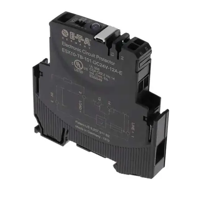 ESX10-TB-101-DC24V-12A-E (CIR BRKR SOLID STATE 12A 24VDC)