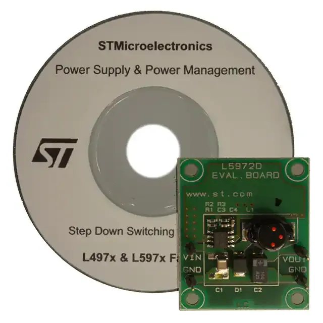 EVAL5972D (BOARD EVAL FOR L5972D SW REG)