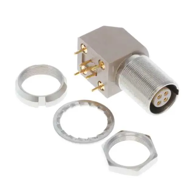 EXG.1B.304.HLN (CONN RCPT FMALE 4POS GOLD SOLDER)