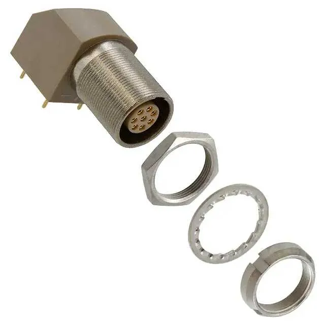 EXG.1B.308.HLN (CONN RCPT FMALE 8POS GOLD SOLDER)