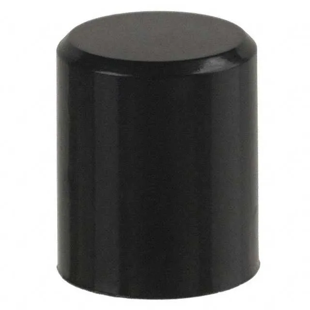 F0201 (CAP PUSHBUTTON ROUND BLACK)