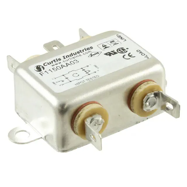 F1150AA03 (LINE FILTER 250VAC 3A CHASS MNT)