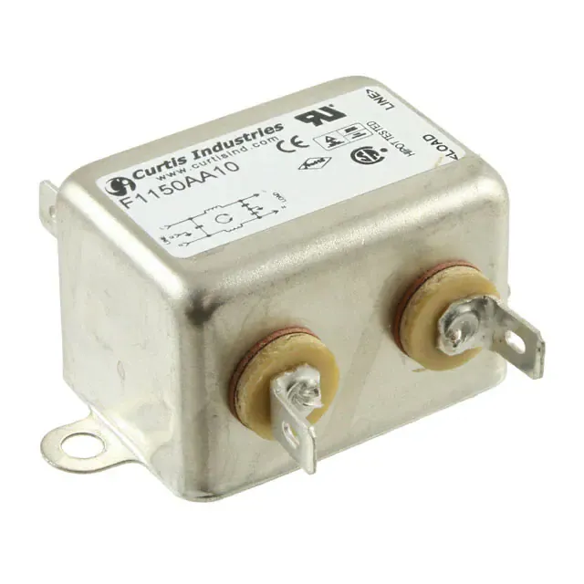 F1150AA10 (LINE FILTER 250VAC 10A CHASS MNT)