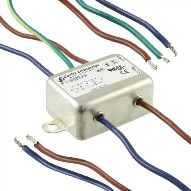 F1150BB06 (LINE FILTER 250VAC 6A CHASS MNT)