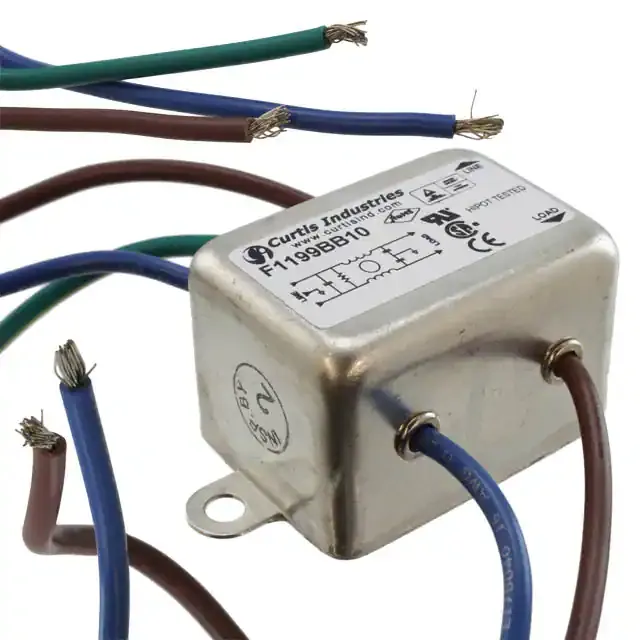 F1199BB10 (LINE FILTER 250VAC 10A CHASS MNT)