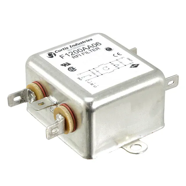 F1200AA06 (LINE FILTER 250VAC 6A CHASS MNT)