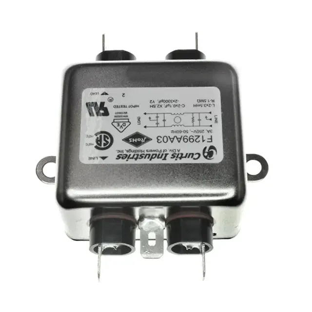 F1299AA03 (LINE FILTER 250VAC 3A CHASS MNT)