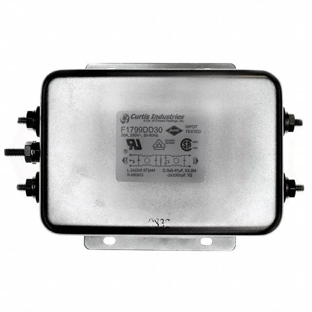 F1799DD30 (LINE FILTER 250VAC 30A CHASS MNT)