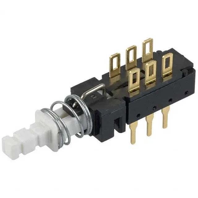 F2UEEAU (SWITCH PUSH DPDT 0.04A 50V)